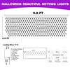 FUNPENY Christmas Net Lights, 9.8ft x 6.6ft 200 LED Mesh