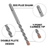 SDS Plus 1 Inch Masonry Drill Bit for Rotary Hammers
