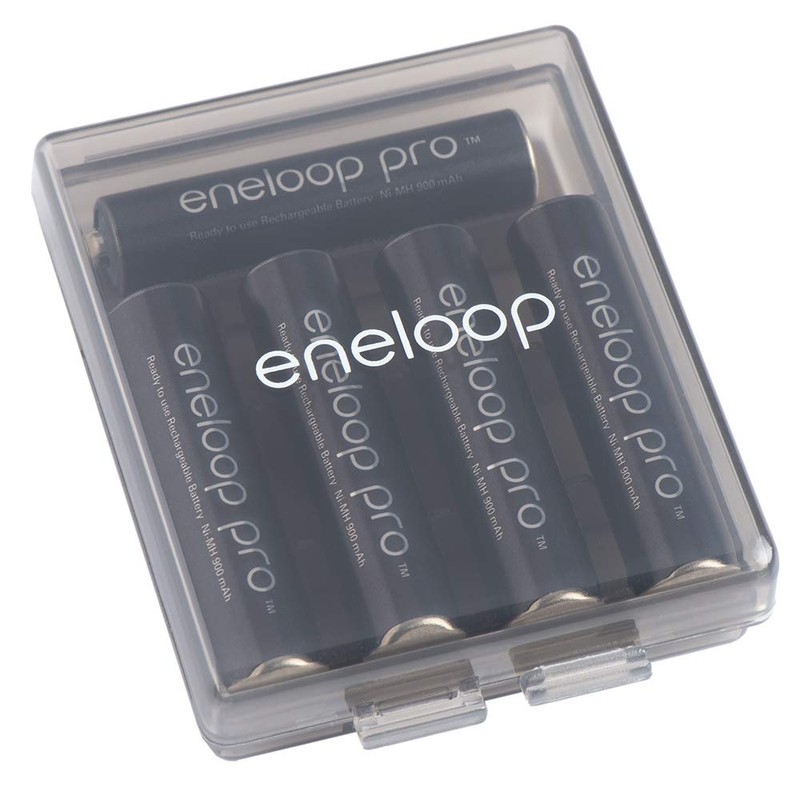 Eneloop Panasonic BQ-CASEK2SA pro Battery Storage Cases with 4AA or
