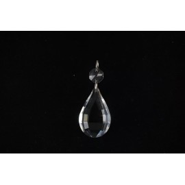 3" Glass Crystal Pear(50mm) Chandelier Lamp Ornament