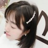 2 Pcs Faux Pearl Hair Side Combs Rhinestone Hair Comb