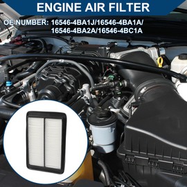 Hihaha Car Engine Air Filter No.165464BA1A for Nissan Rogue 2.0L 2.5L 2014-2020 Long Life Filter Element Air Cleaner 1 Pcs