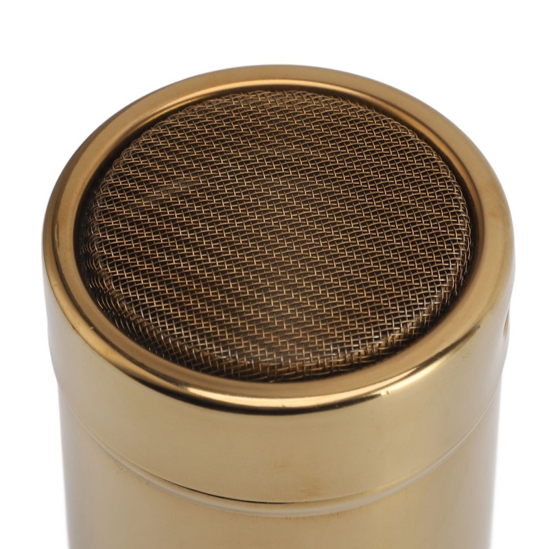 Powder Sugar Shaker Duster Multipurpose Fine Mesh Large Capacity Stainless