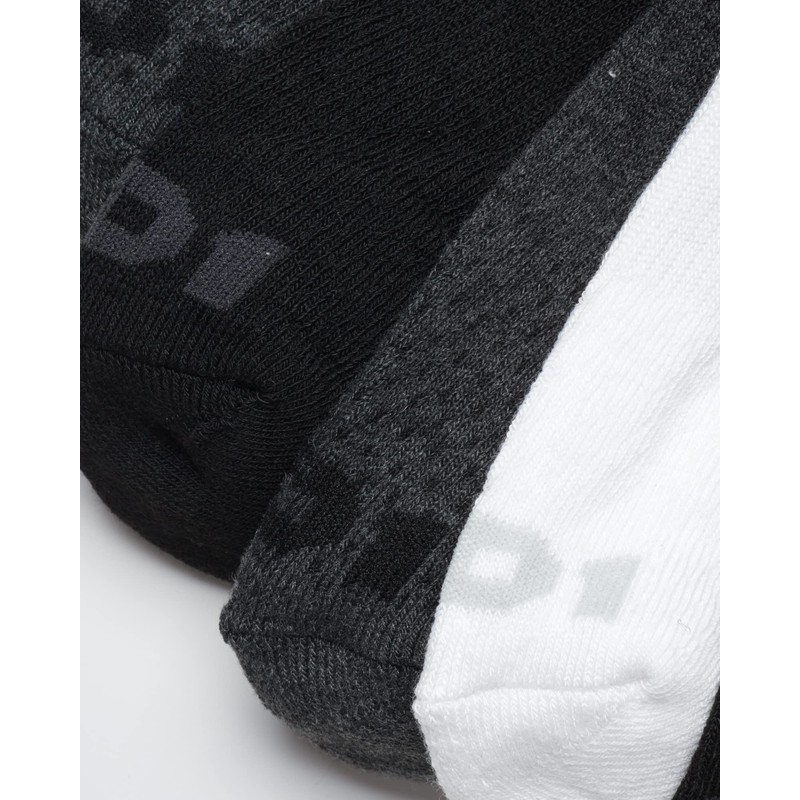 AND1 Boys' Socks - Athletic Cushion Quarter Cut Socks (8