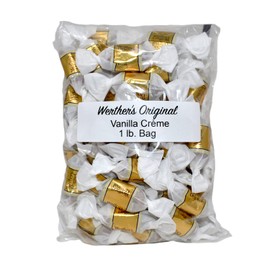 Bulk Werthers Original Hard Candy | Bulk Candy Individually wrapped | Werthers Caramel Candy | 1 lb Individual Flavor Bag | Ships in an Aromatik™ Resealable Pouch (Vanilla Crème)