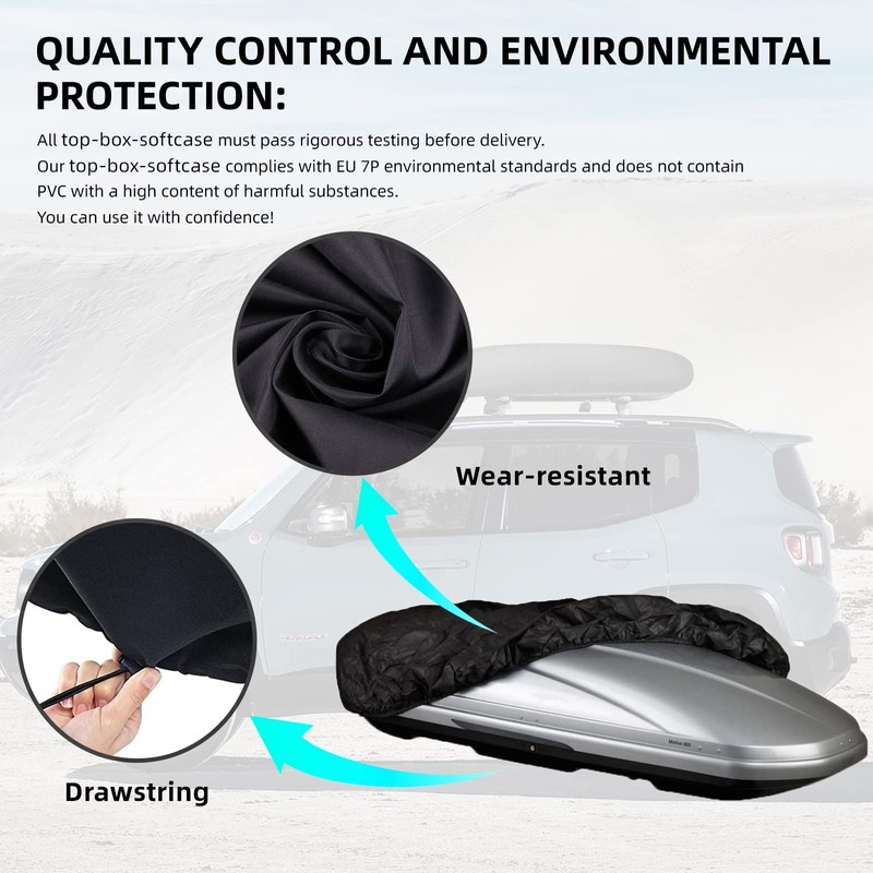 Better Roof Box Protection - Storage Cover (L196xW78xH43cm)