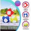 Footbag Juggling Balls Set of 3. 3 Coloured Balls.