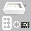 Excellent Cupcake Boxes With Window (32 Pcs) - Cupcake Container
