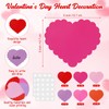Jetec 108 Pcs Valentine's Day Heart Cutouts 5 Inches Valentines