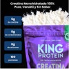 KING Protein Creatina Monohidratada 100 Pura Sin Sabor 5g por