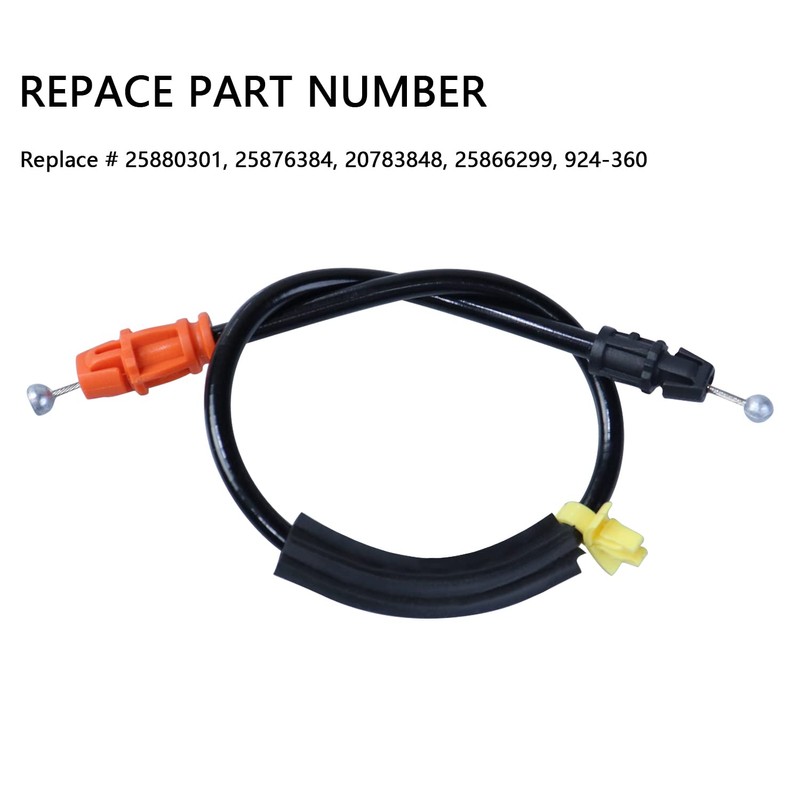 Door Lower Latch Cable Compatible with 2007-2010 2011 2012 2013