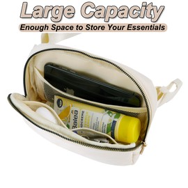 Uygafly Mothers Day Gifts for Mom,Mom Gifts from Daughter,Gifts for Mom,Gifts for Wife Sister Her,Birthday Gift for Mom,Mother in Law Gift,Mama Gifts Idea,Crossbody Bags,Initial Flower M,Cream Bag