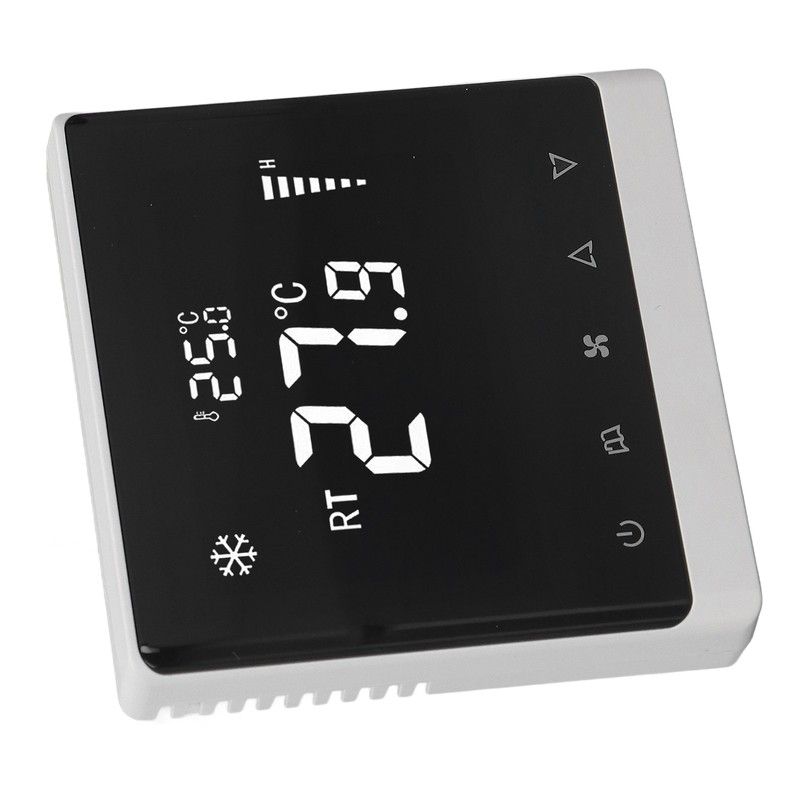 Air Conditioning Fan Thermostat Home Touchscreen Thermostat Panel Temperature Controller
