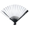Kyoetsu Fan, For Tomesode, Suehiro, Gold, Silver, Black Bone, gold/silver