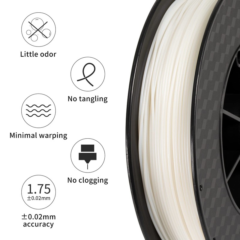 TRONXY PVA Filament 1.75mm, Support Filament for PLA TPU PETG