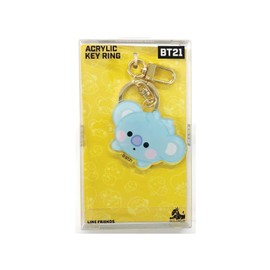 BT21 RJ Acrylic Key Chain, Key Chain, Accessory, Characters Tata, RJ, Chimmy, Cooky, Shooky, Mang, Koya, Gift, Present, Goods