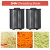 Electric Cheese Grater Attachments, 2 MM Shredding Blade, Soft And
