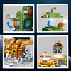 kowkis Steampunk: Moon Base Building Block,Space Station Building Bricks,Engineering Toy