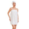 Vislivin Wrap Towel Robe for Women Shower Wraps Robe with