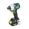 SATA 18-Volt 1/4-Inch Drive Hex Brushless Impact Driver Lithium-Ion Kit,