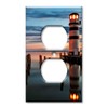Art Plates Brand Electrical Outlet Cover Wall/Switch Plate - Lighthouse
