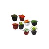 VE Floral Garden Artificial Potted Succulents, Unique Succulent Artificial Potted