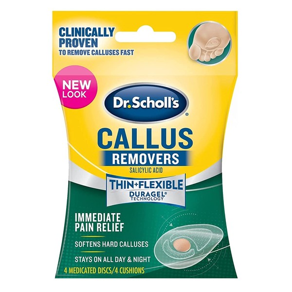 Dr. Scholls Callus Removers 4 Cushions - 4 Medicated Discs (3 Pack)