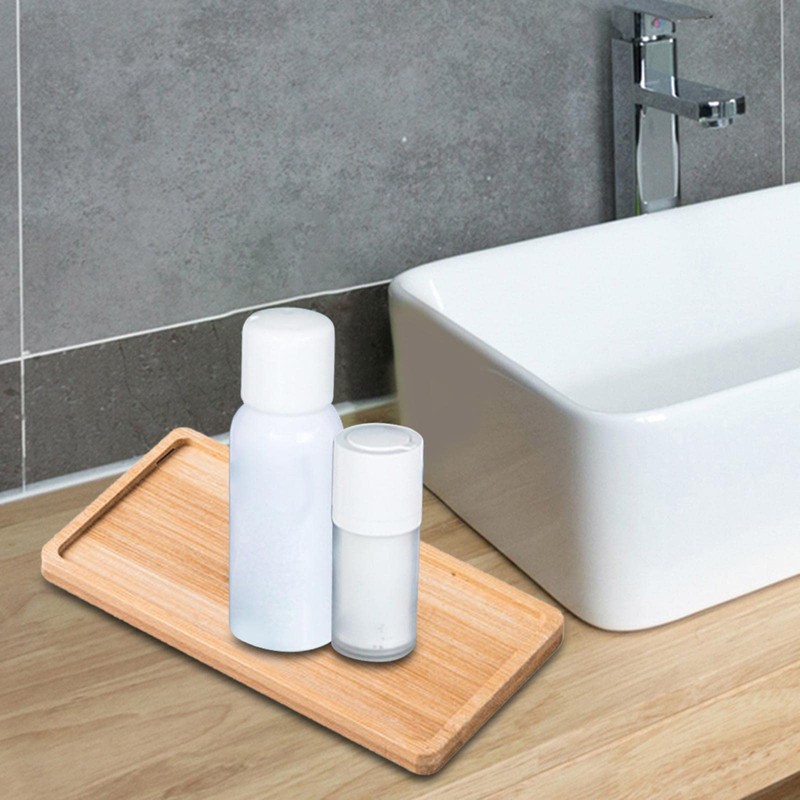 Fenteer Bathroom Tray Toilet Tank Tray Pedestal Stand Soap Holder