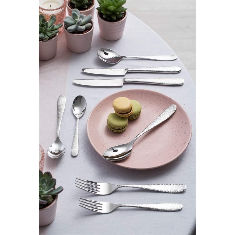 Viners Glamour 18/0 Dessert Spoon, Stainless Steel