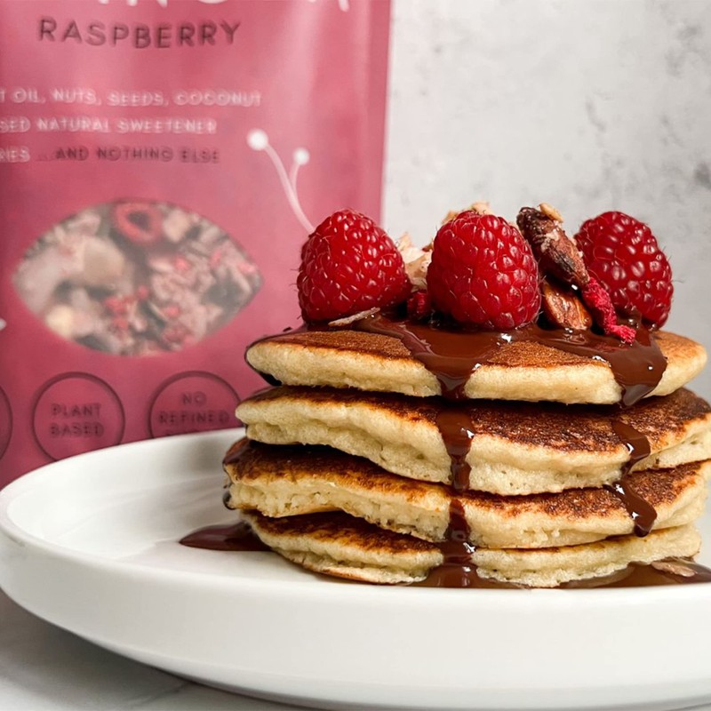 Keto Hana Raspberry Breakfast, Snacking Granola, Just 2g Net Carbs,