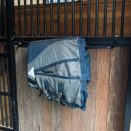 Easy-Up Portable Collapsible Blanket Bar | Portable and Compact Design | Black