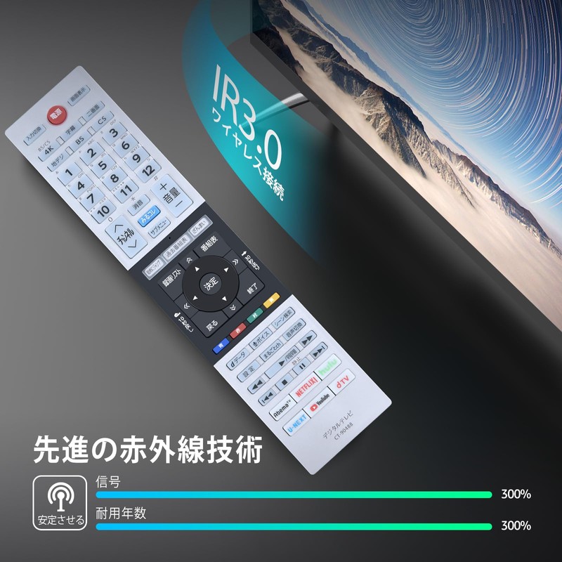 TV Remote Control CT-90488 for TOSHIBA Toshiba Regza Remote Control