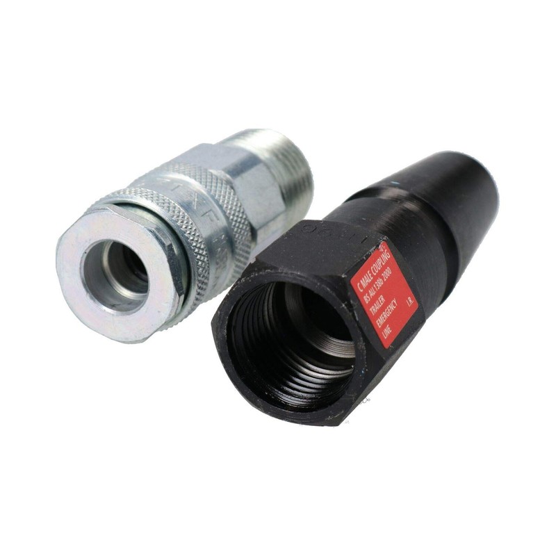 HGV Red Line C Coupling to Euro Coupler Fitting 1/2"