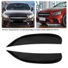 2pcs Front Bumper Canard Fin Replacement for MercedesBenz CClass W205