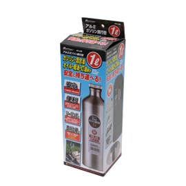 Meltec (meltec) Portable Gasoline Can, Aluminum Bottle Type, 0.26 gal (1 L), Fire Service Law Compliant, Aluminum, Thickness 0.03 inches (0.8 mm), With Storage Case FK-06