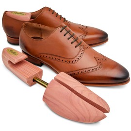 STRATTON MEN’S ADJUSTABLE SPLIT TOE CEDAR SHOE TREE - GROWN IN USA (X-Large / 11.5 - 13.5 US) 2 PACK