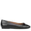 Vionic Women's Klara Ballet Flat, Black Leather, 9.5