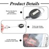 Heavy Duty Badge Holder Reel with Retractable 24 Inch Cord,