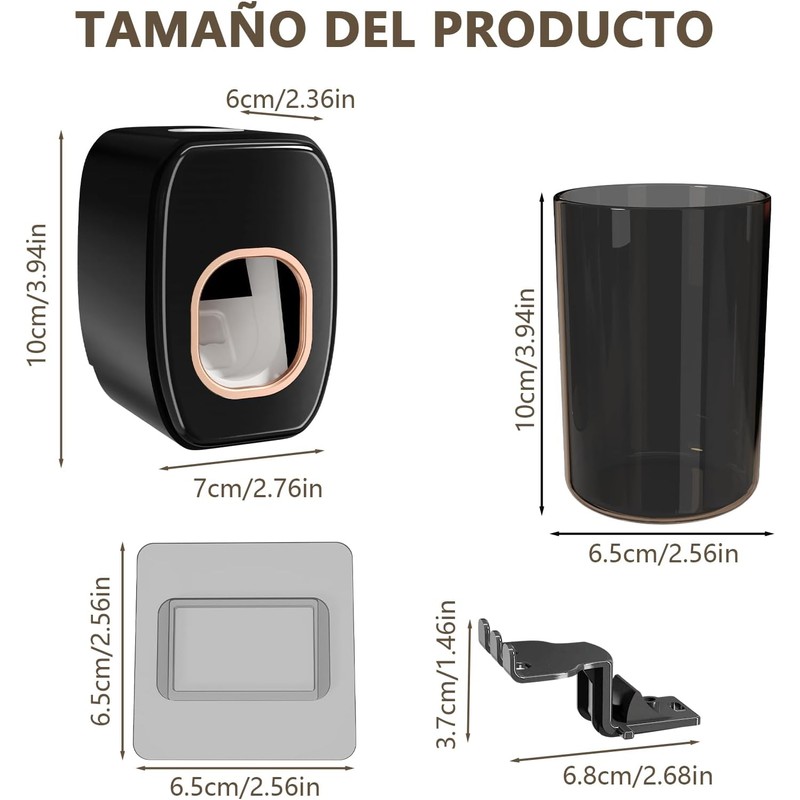 Portacepillos de Dientes de Baño, Soporte Para Cepillo de Dientes