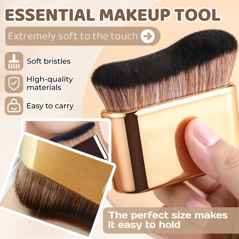 Self Tanning Brush, Streak-Free Body Makeup Brush for Tanning Lotion