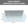 ishenkea Acrylic Magnetic Dry Erase Marker Holder，Large Capacity Whiteboard Marker