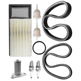 Golf Cart Tune Up Kit w/Drive Belt & Starter Generator Belt Fit for EZGO TXT Medalist 1994-2005 with 295/350cc 4 Cycle Robins Engine