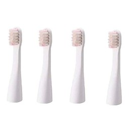 (Bulk Purchase) EW0957-W 2 Pieces x 2 Sets 4 Pieces Total Replacement Brush for Panasonic [Doltz Pocket Doltz] Sonic Vibration Habbrush EW-DS11