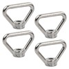 Dokpav 4 Pcs M8 Triangle Ring Nuts, 304 Stainless Steel