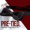 Hold'Em Bow Tie For Mens Satin look Solid Color Adjustable