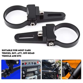 1"-3" Aluminum Bullbar Mounting Bracket Clamps for LED Light Bar Mount Car Truck SUV ATV(3inch)