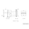 NRG Anthracite Floor Mounting Radiator Leg Kit for Traditional 4