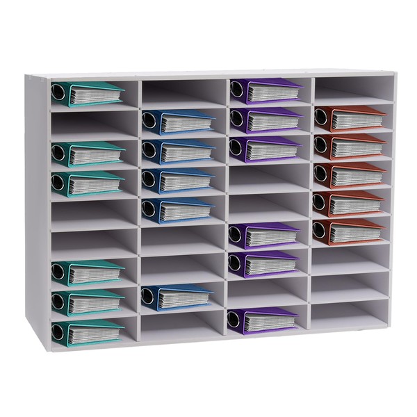 BuYouZaiLaa 36 Slots Desktop Literature Organizer Adjustable File Sorter Office