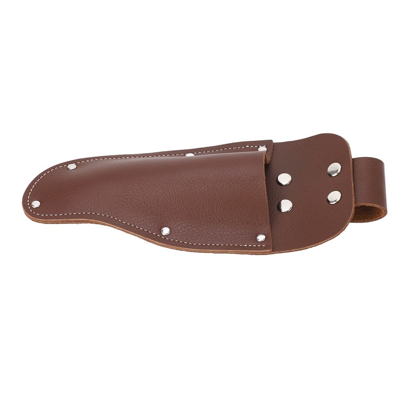 Pliers Holder Pruner Sheath Cowhide Belt Hanging Pouch for Gardening