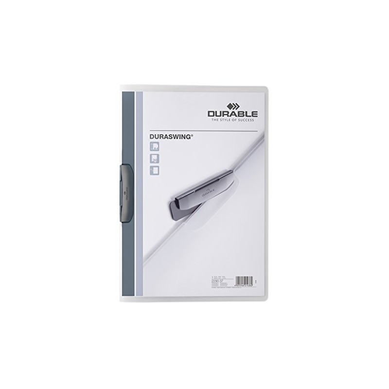 Durable HUNKE & Yoke Clamp DURASWING clip file, Polypropylene, 0.45
